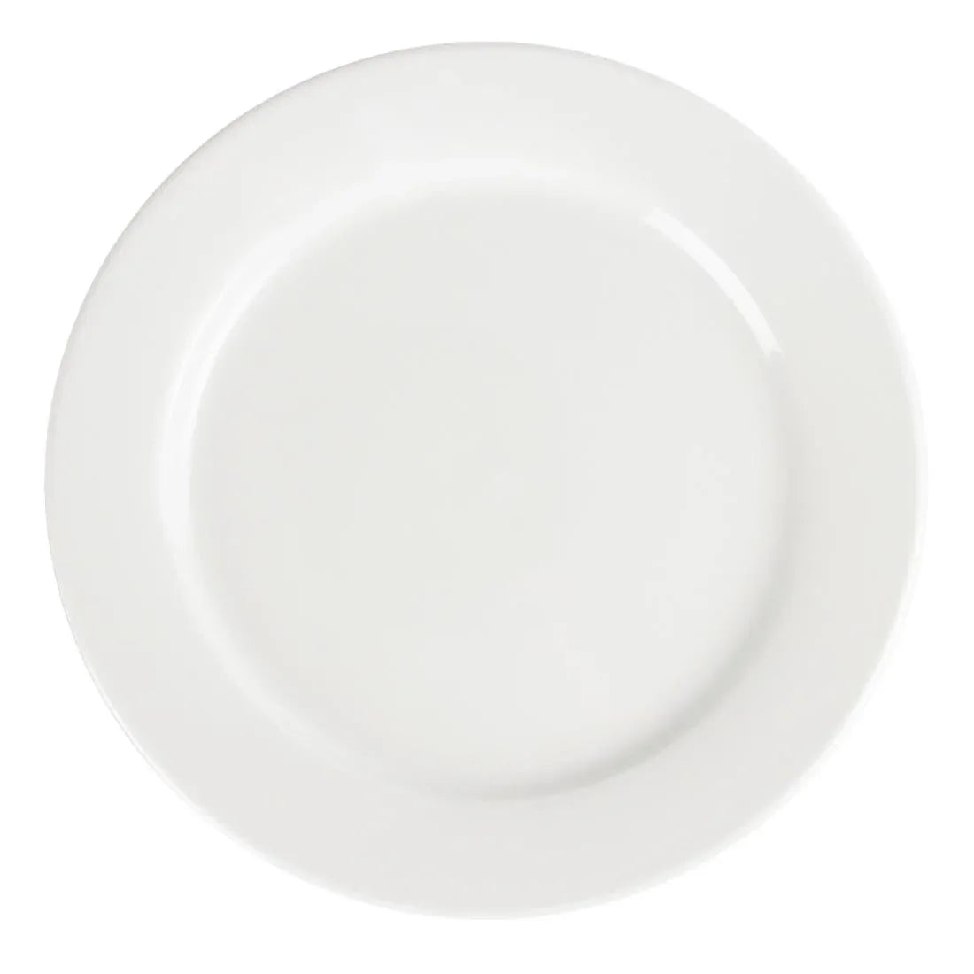 CB482 Olympia Whiteware Wide Rimmed Plates 280mm (Pack of 6) - JD Catering Equipment Solutions Ltd