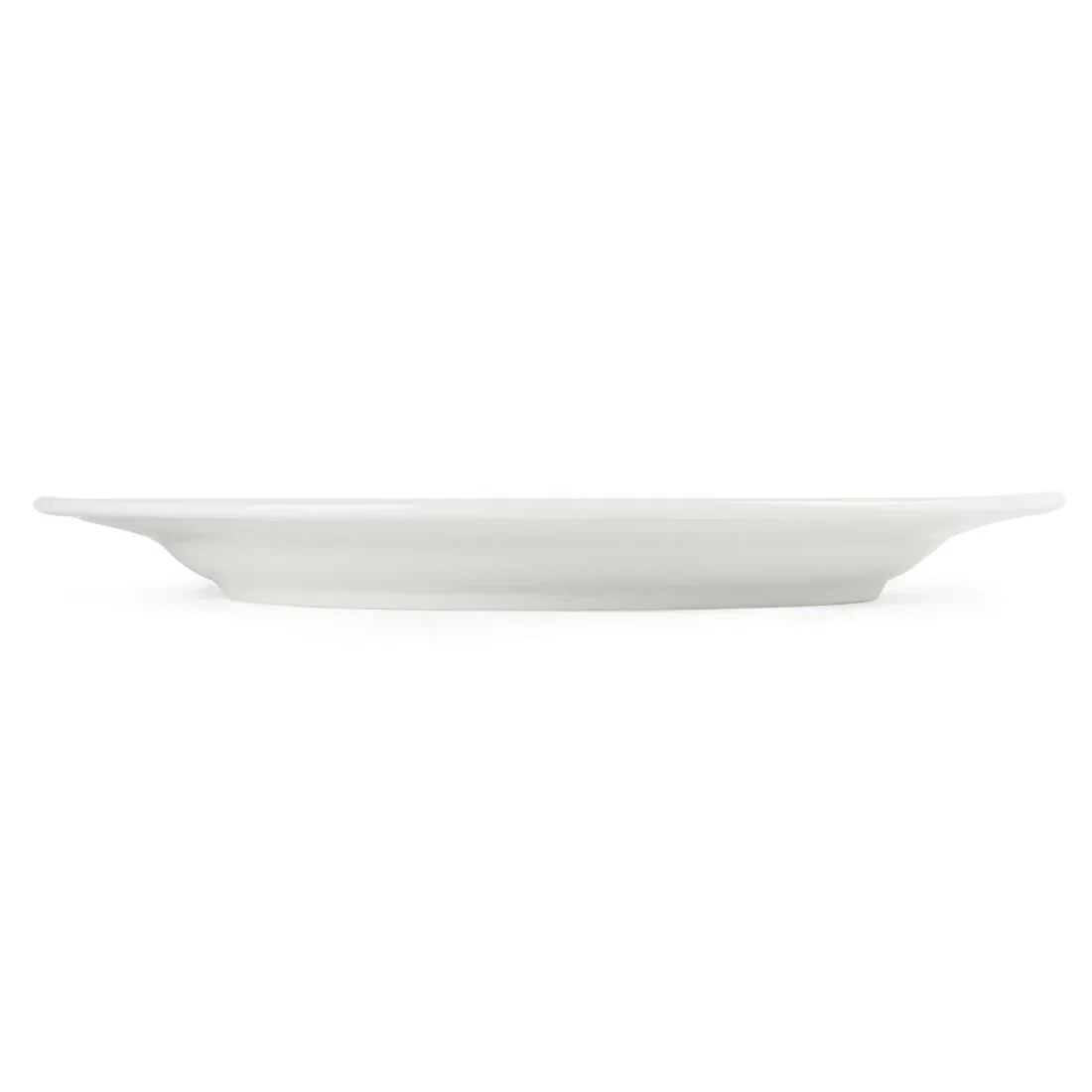 CB482 Olympia Whiteware Wide Rimmed Plates 280mm (Pack of 6) - JD Catering Equipment Solutions Ltd