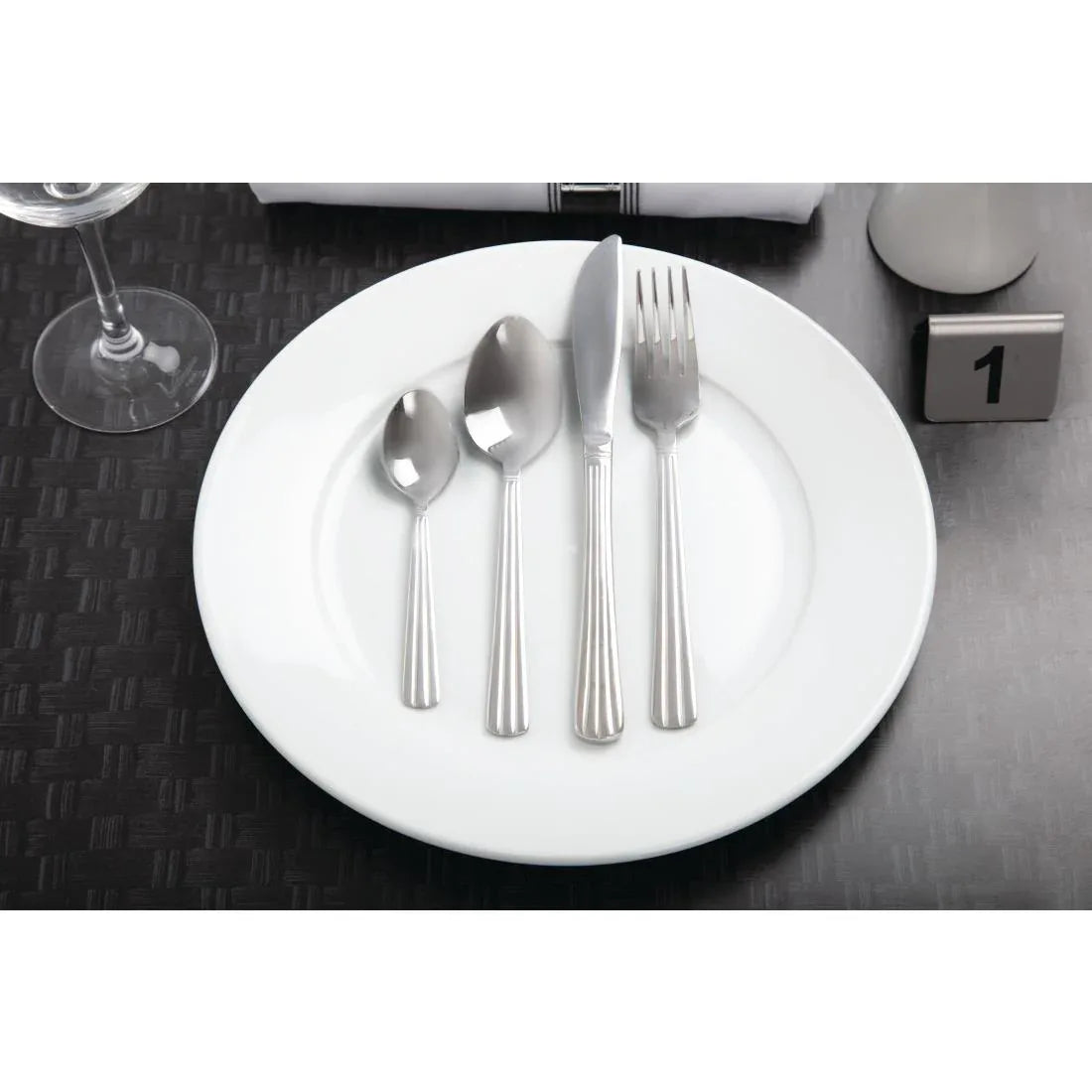 CB482 Olympia Whiteware Wide Rimmed Plates 280mm (Pack of 6) - JD Catering Equipment Solutions Ltd