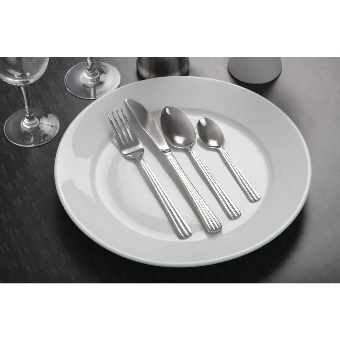 CB483 Olympia Whiteware Wide Rimmed Plates 310mm (Pack of 6) - JD Catering Equipment Solutions Ltd