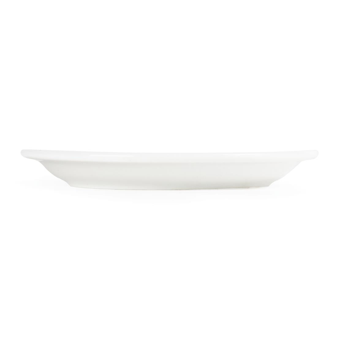 CB486 Olympia Whiteware Narrow Rimmed Plates 150mm (Pack of 12)