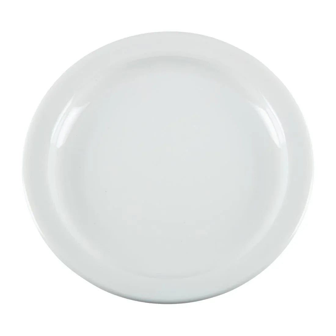 CB486 Olympia Whiteware Narrow Rimmed Plates 150mm (Pack of 12) - JD Catering Equipment Solutions Ltd