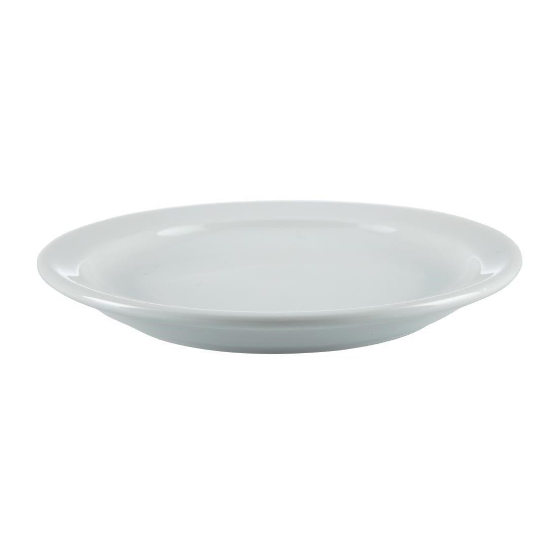 CB486 Olympia Whiteware Narrow Rimmed Plates 150mm (Pack of 12)