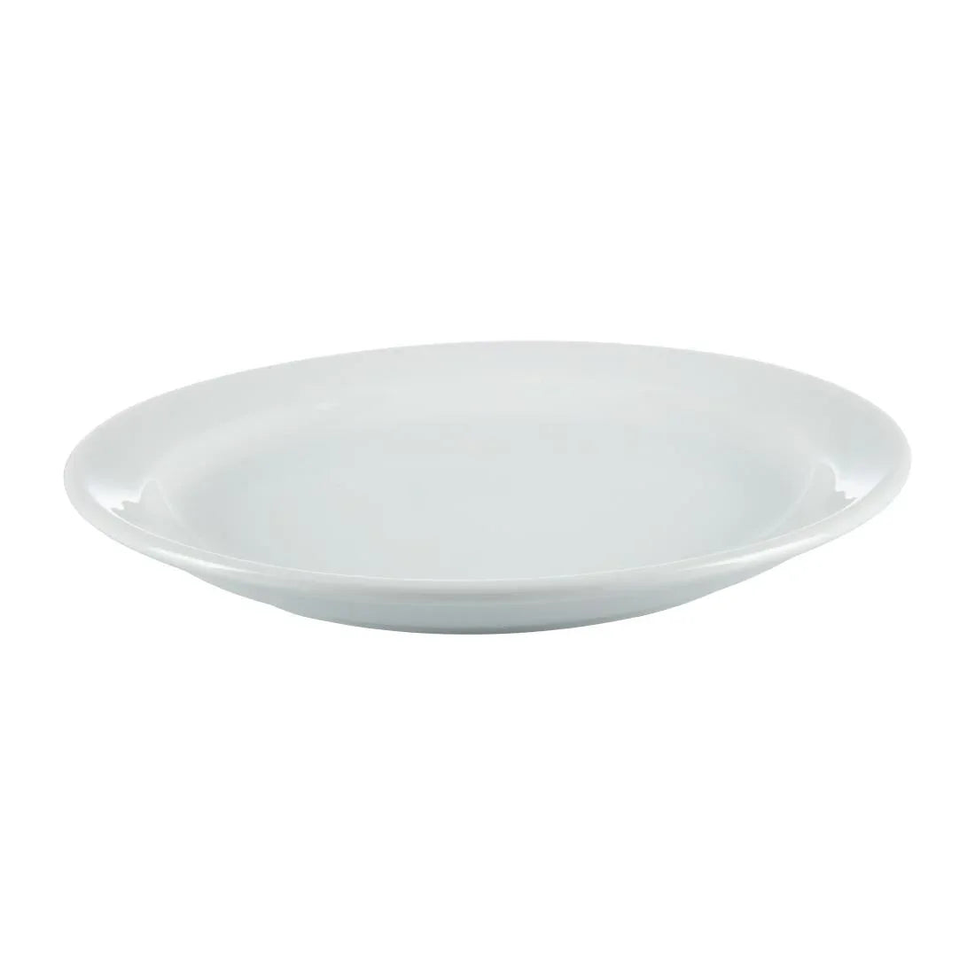 CB487 Olympia Whiteware Narrow Rimmed Plates 180mm (Pack of 12) - JD Catering Equipment Solutions Ltd