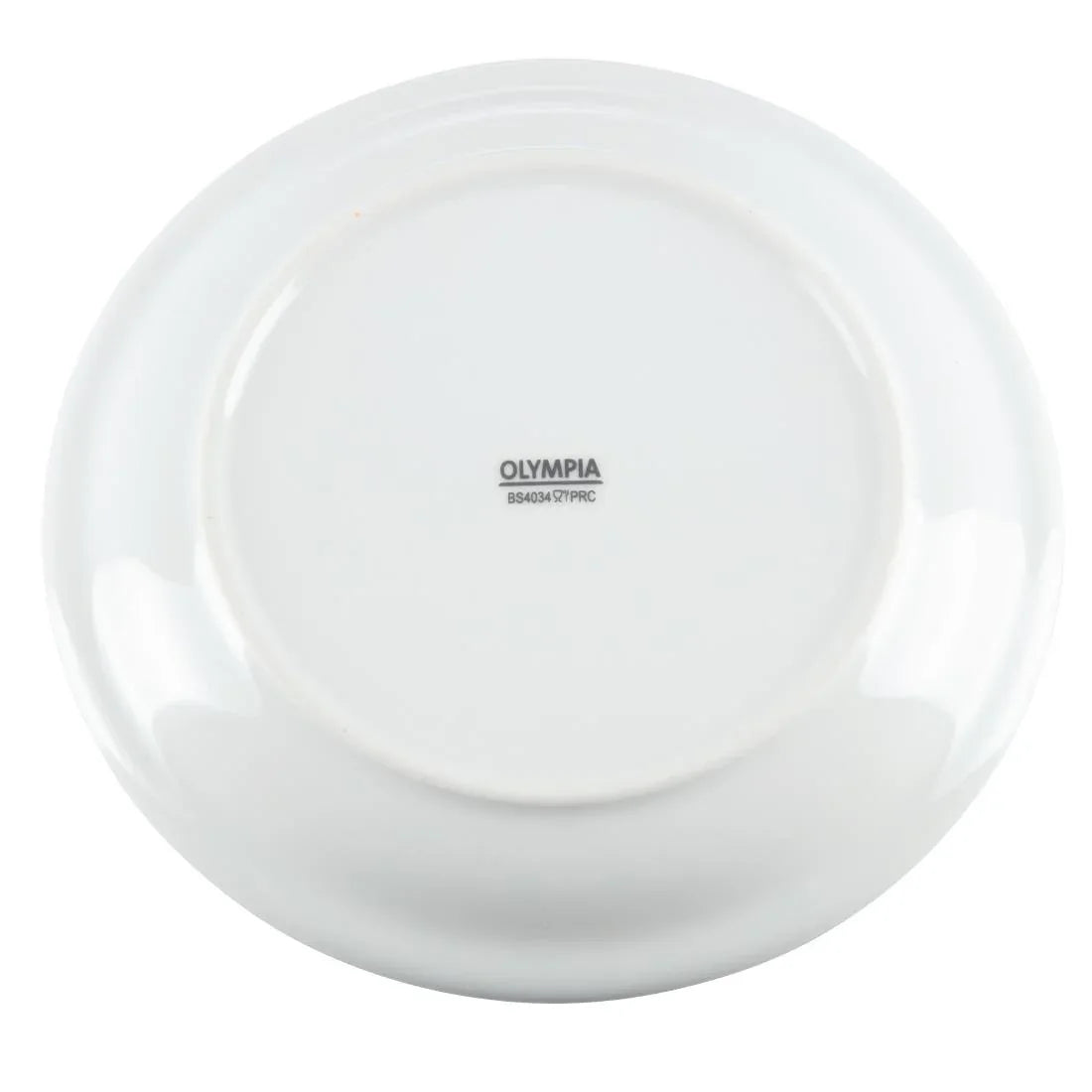 CB487 Olympia Whiteware Narrow Rimmed Plates 180mm (Pack of 12) - JD Catering Equipment Solutions Ltd