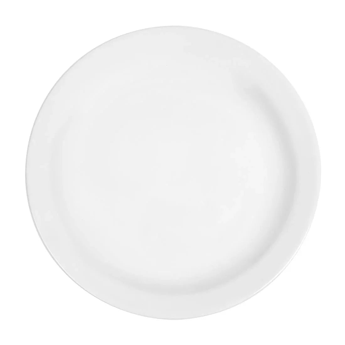 CB488 Olympia Whiteware Narrow Rimmed Plates 202mm (Pack of 12) - JD Catering Equipment Solutions Ltd