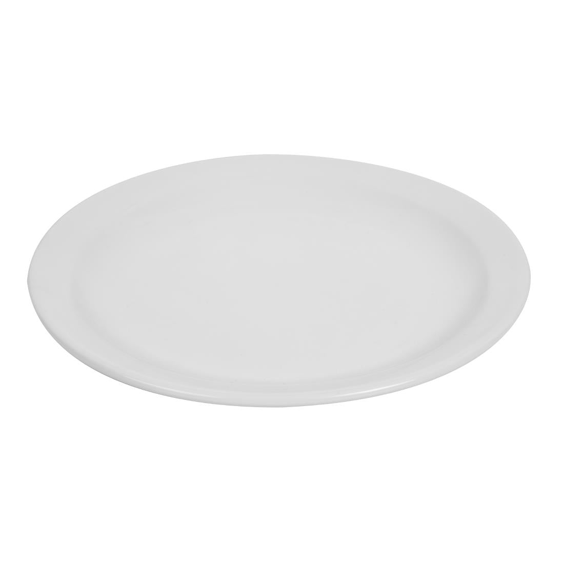 CB488 Olympia Whiteware Narrow Rimmed Plates 202mm (Pack of 12)