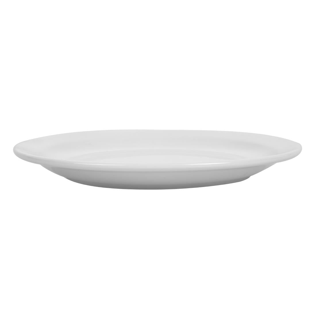 CB488 Olympia Whiteware Narrow Rimmed Plates 202mm (Pack of 12)