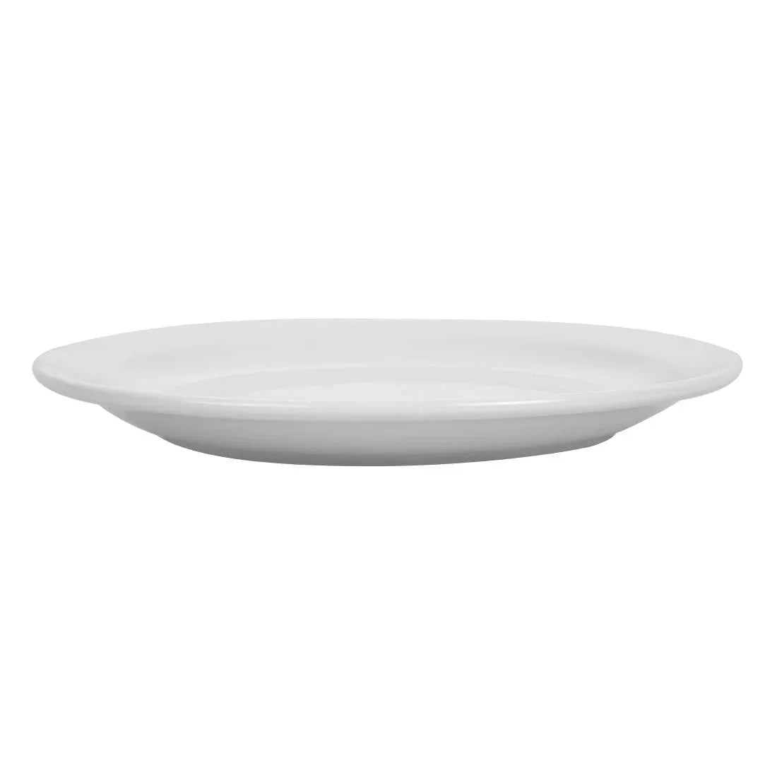 CB488 Olympia Whiteware Narrow Rimmed Plates 202mm (Pack of 12) - JD Catering Equipment Solutions Ltd