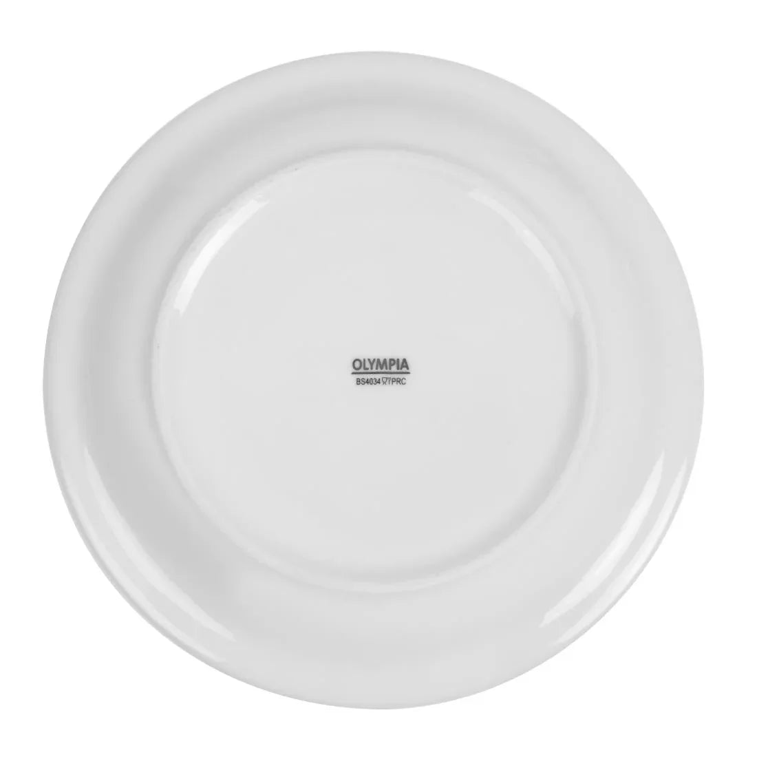 CB488 Olympia Whiteware Narrow Rimmed Plates 202mm (Pack of 12) - JD Catering Equipment Solutions Ltd
