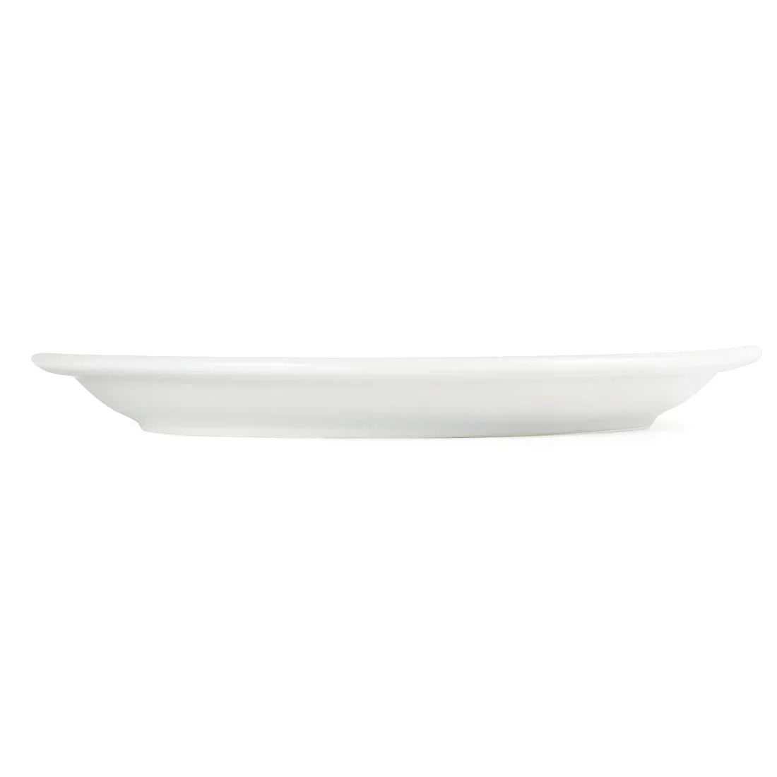 CB489 Olympia Whiteware Narrow Rimmed Plates 230mm (Pack of 12) - JD Catering Equipment Solutions Ltd