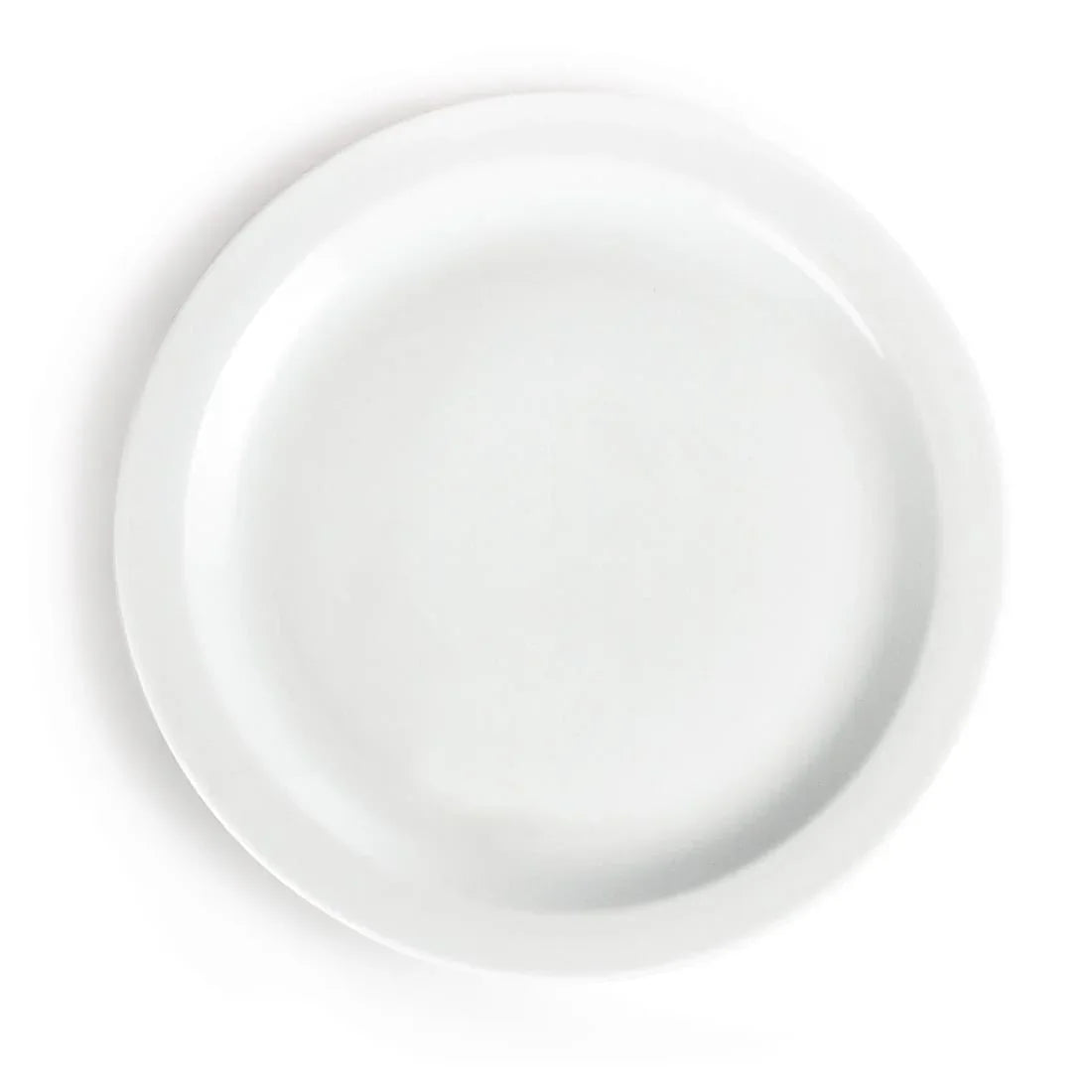 CB491 Olympia Whiteware Narrow Rimmed Plates 280mm (Pack of 6) - JD Catering Equipment Solutions Ltd
