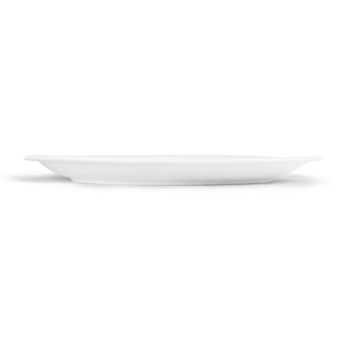 CB491 Olympia Whiteware Narrow Rimmed Plates 280mm (Pack of 6) - JD Catering Equipment Solutions Ltd