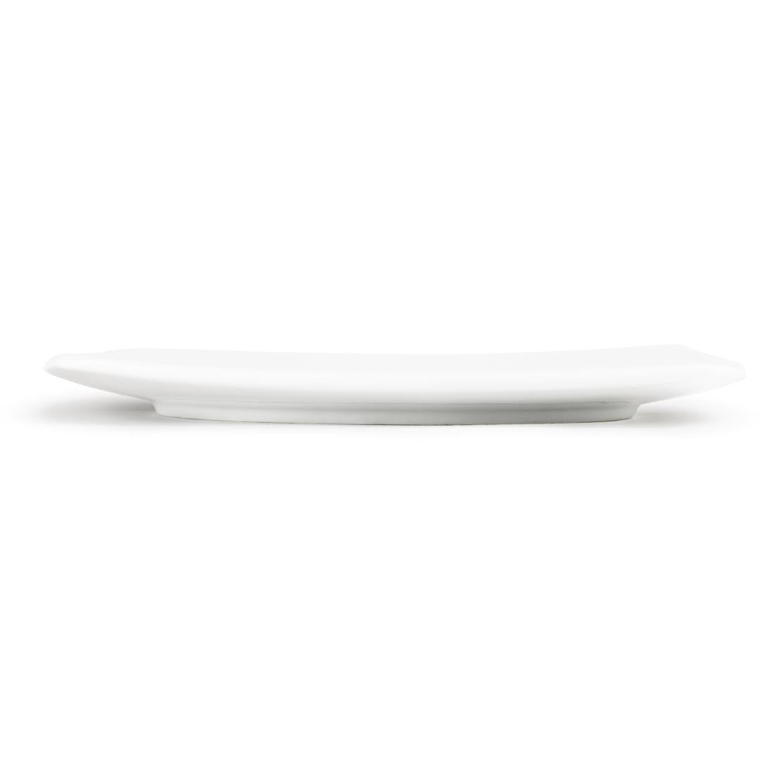 CB493 Olympia Whiteware Rounded Square Plates 270mm (Pack of 6)