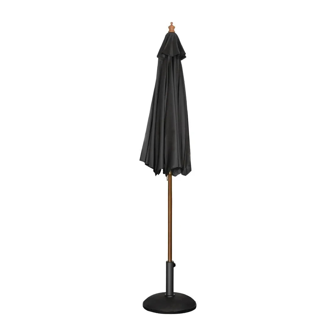 CB514 Bolero Round Parasol 2.5m Diameter Black - JD Catering Equipment Solutions Ltd