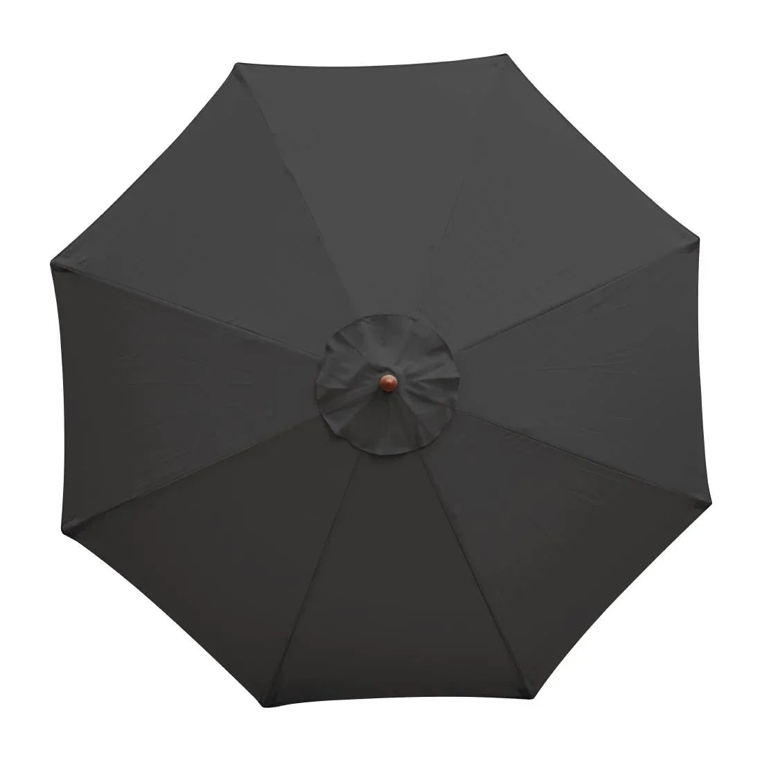 CB514 Bolero Round Parasol 2.5m Diameter Black - JD Catering Equipment Solutions Ltd