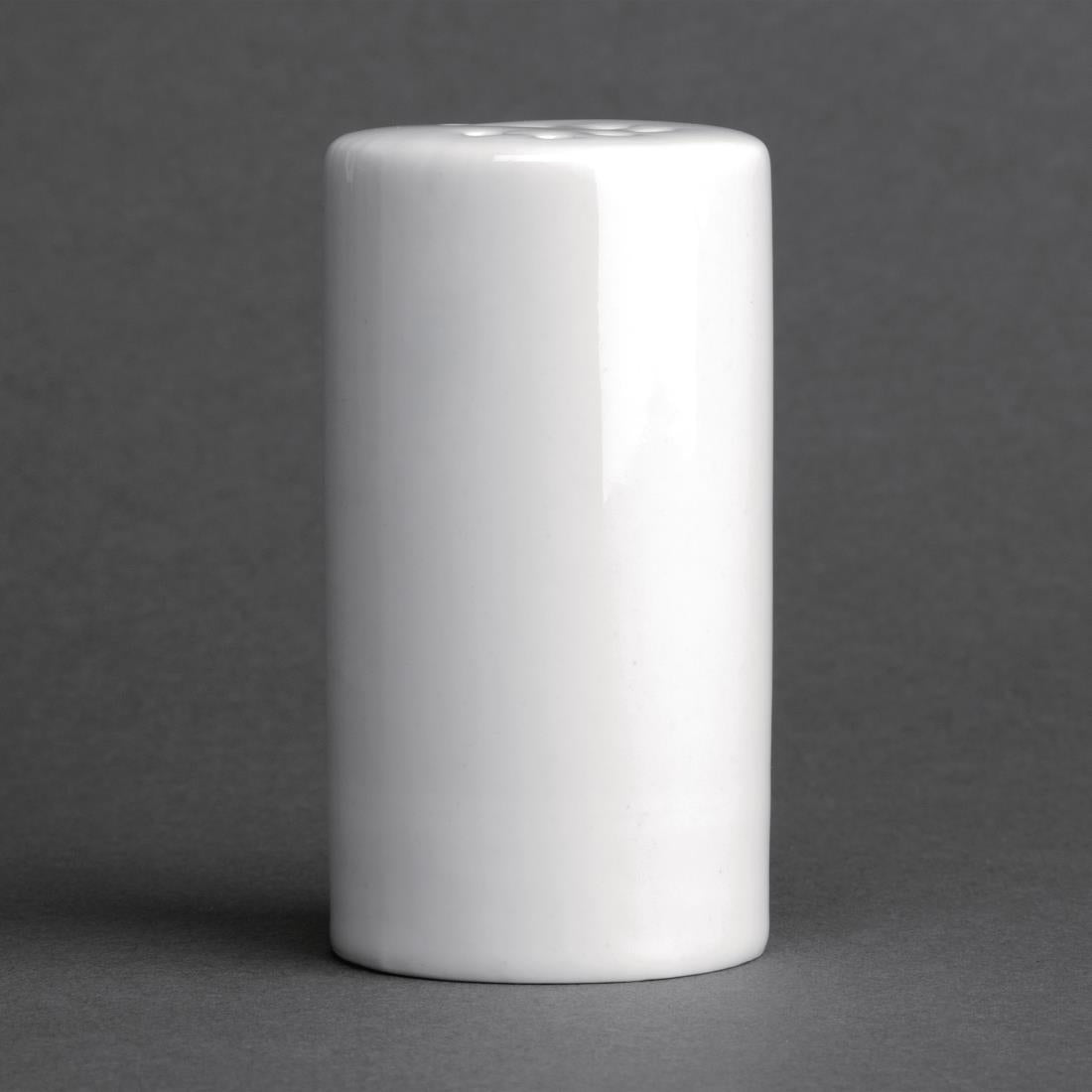 CB702 Olympia Whiteware Salt Shakers 80mm (Pack of 12)