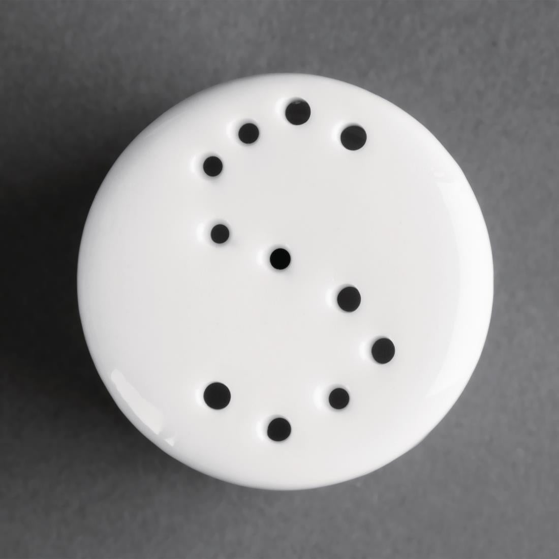 CB702 Olympia Whiteware Salt Shakers 80mm (Pack of 12)