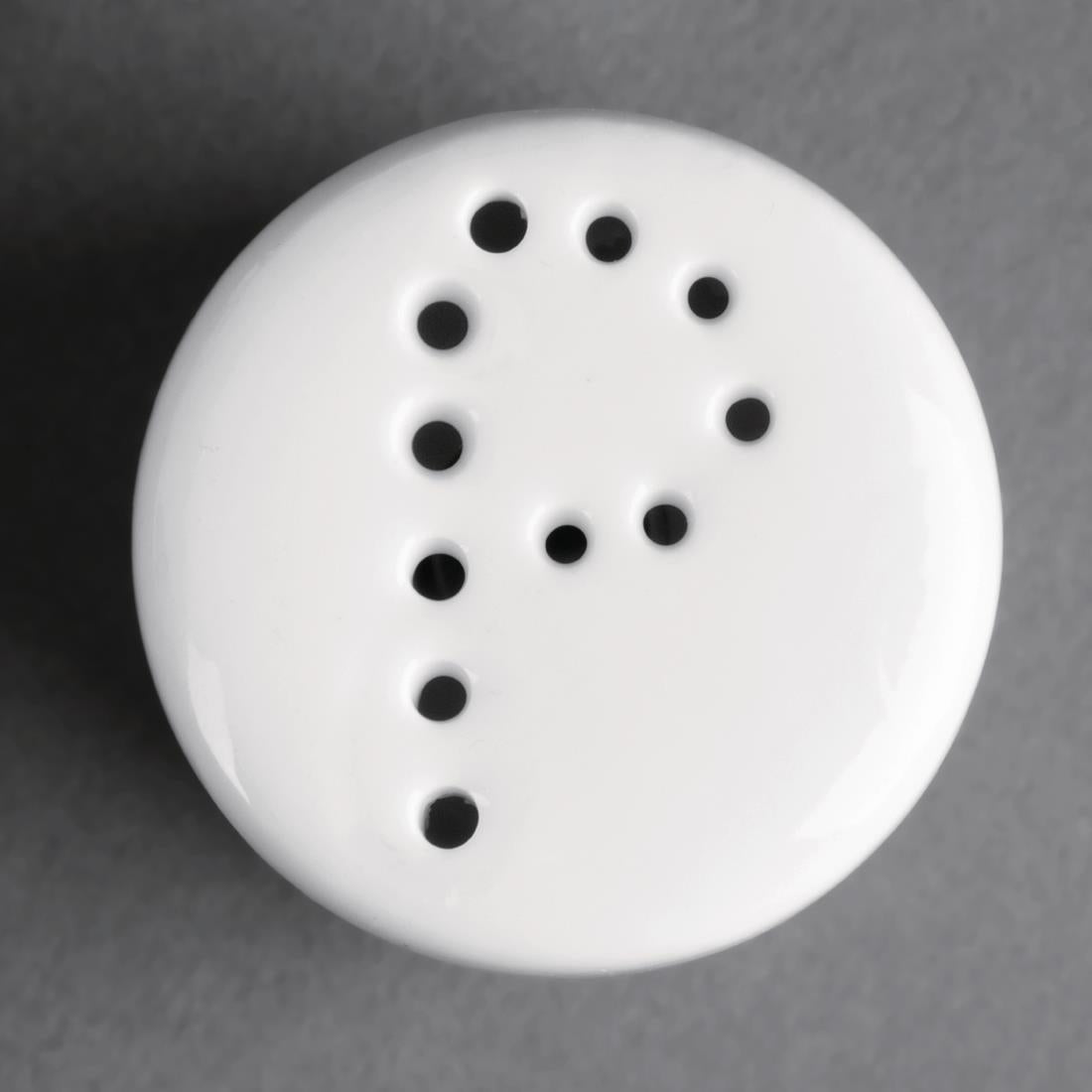 CB703 Olympia Whiteware Pepper Shakers 80mm (Pack of 12)