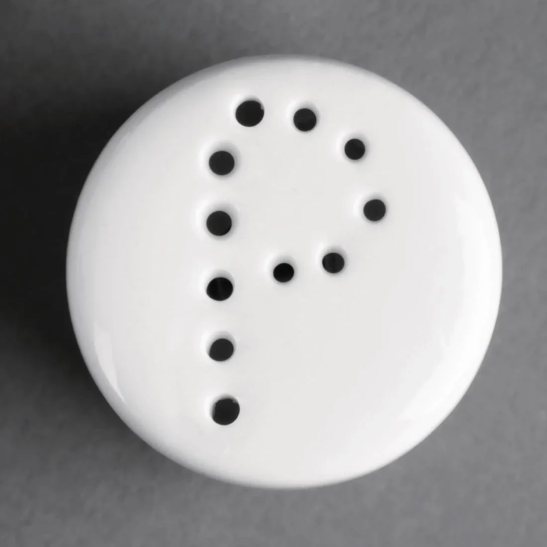 CB703 Olympia Whiteware Pepper Shakers 80mm (Pack of 12) - JD Catering Equipment Solutions Ltd