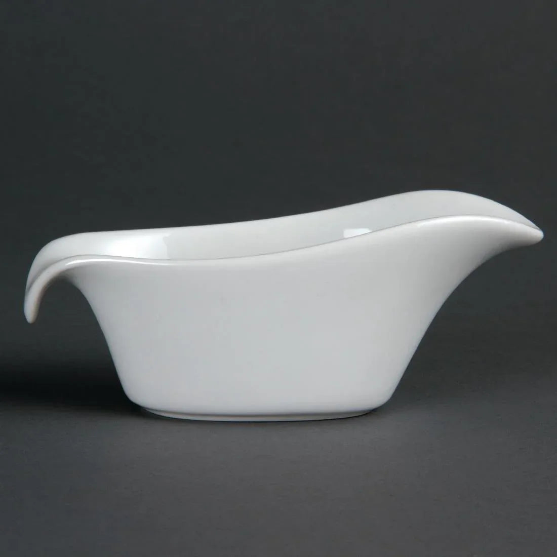 CB707 Olympia Whiteware Gravy Boats 85ml 3oz (Pack of 6) - JD Catering Equipment Solutions Ltd