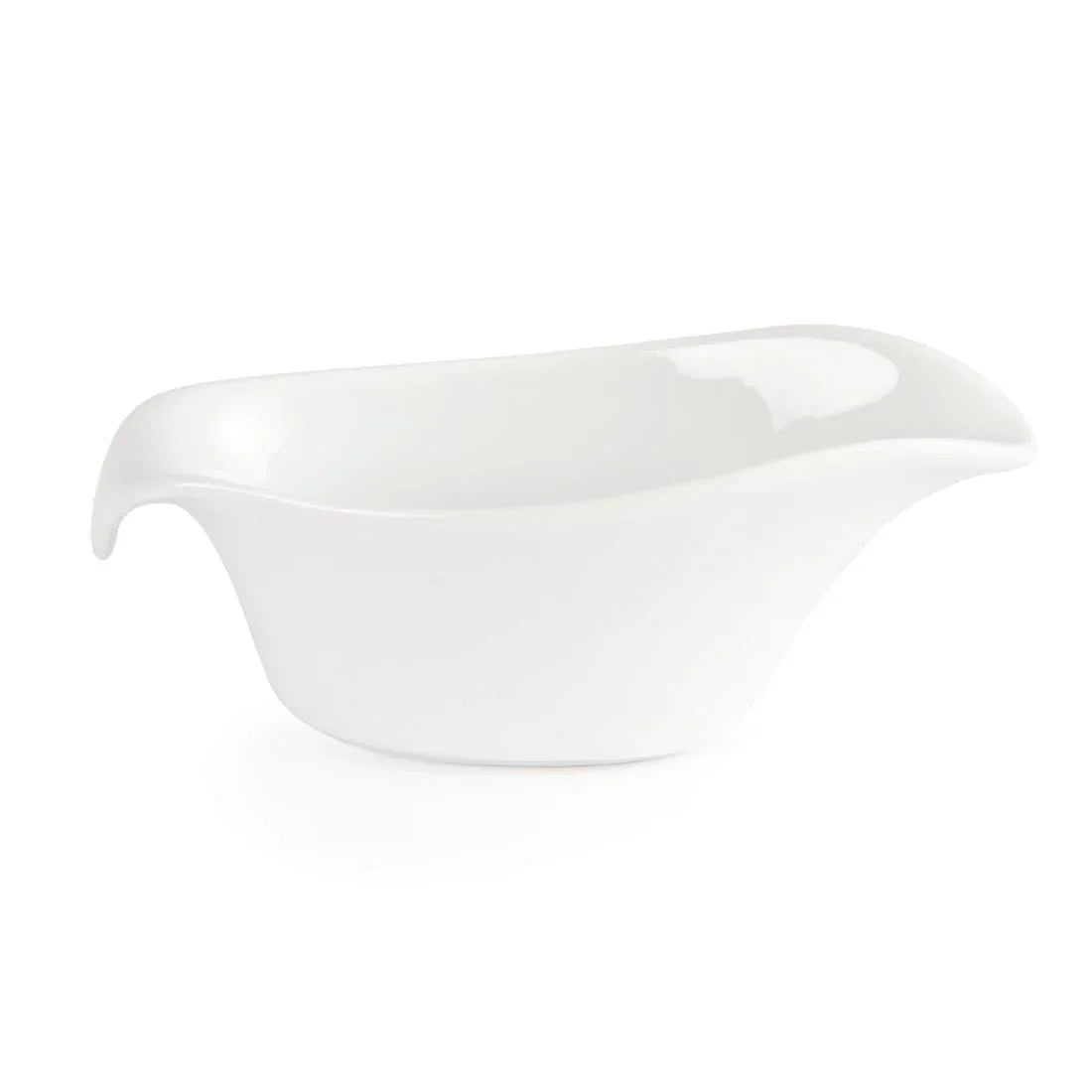 CB707 Olympia Whiteware Gravy Boats 85ml 3oz (Pack of 6) - JD Catering Equipment Solutions Ltd