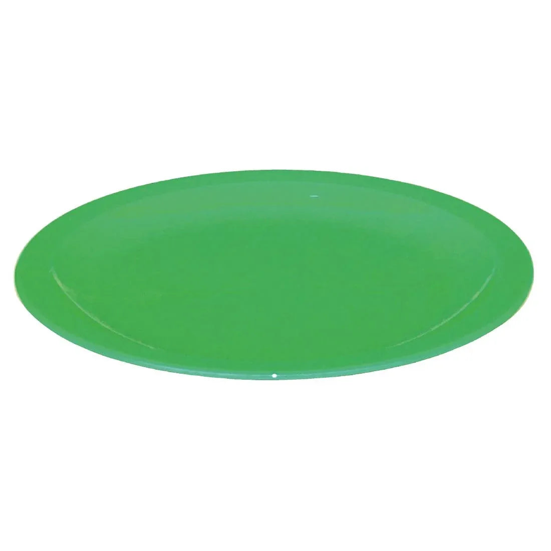 CB768 Olympia Kristallon Polycarbonate Plates Green 230mm (Pack of 12) - JD Catering Equipment Solutions Ltd