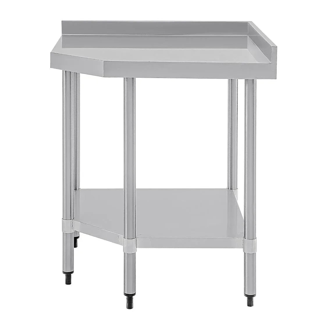 CB907 Vogue Stainless Steel Corner Table 600mm - JD Catering Equipment Solutions Ltd
