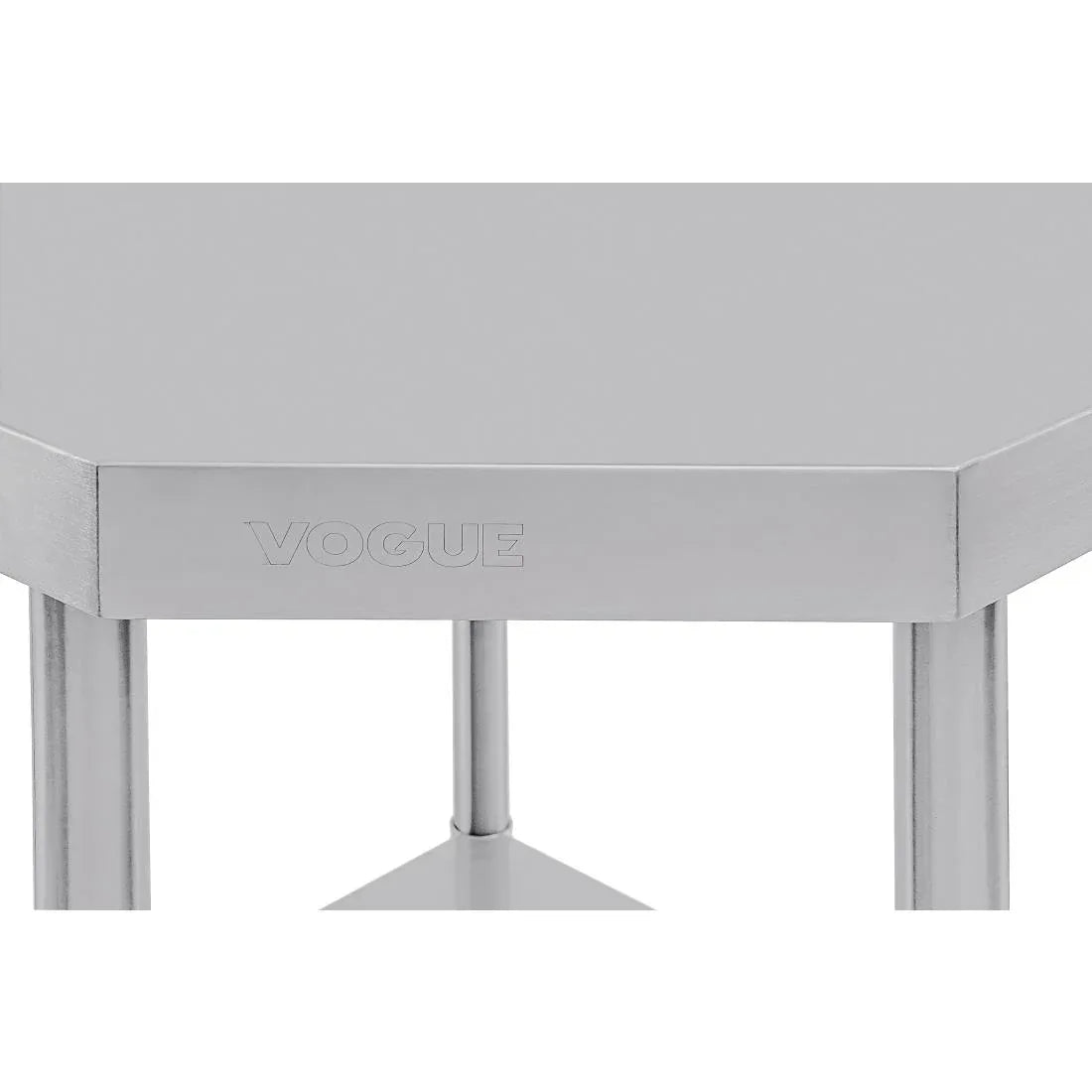 CB907 Vogue Stainless Steel Corner Table 600mm - JD Catering Equipment Solutions Ltd