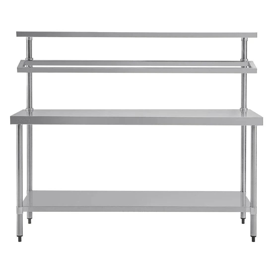 CB909 Vogue Stainless Steel Prep Station with Gantry Large - JD Catering Equipment Solutions Ltd