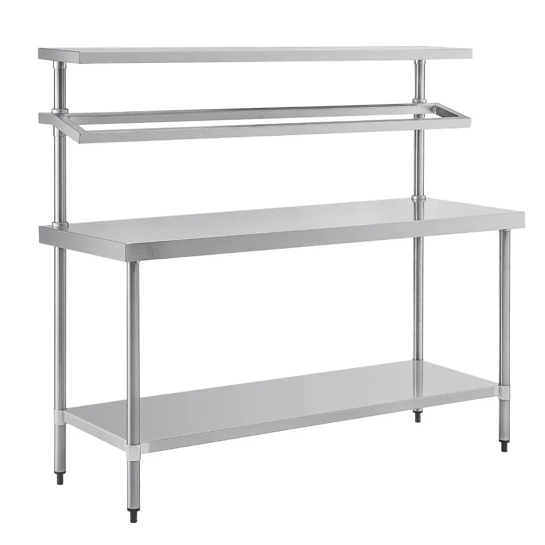 CB909 Vogue Stainless Steel Prep Station with Gantry Large - JD Catering Equipment Solutions Ltd