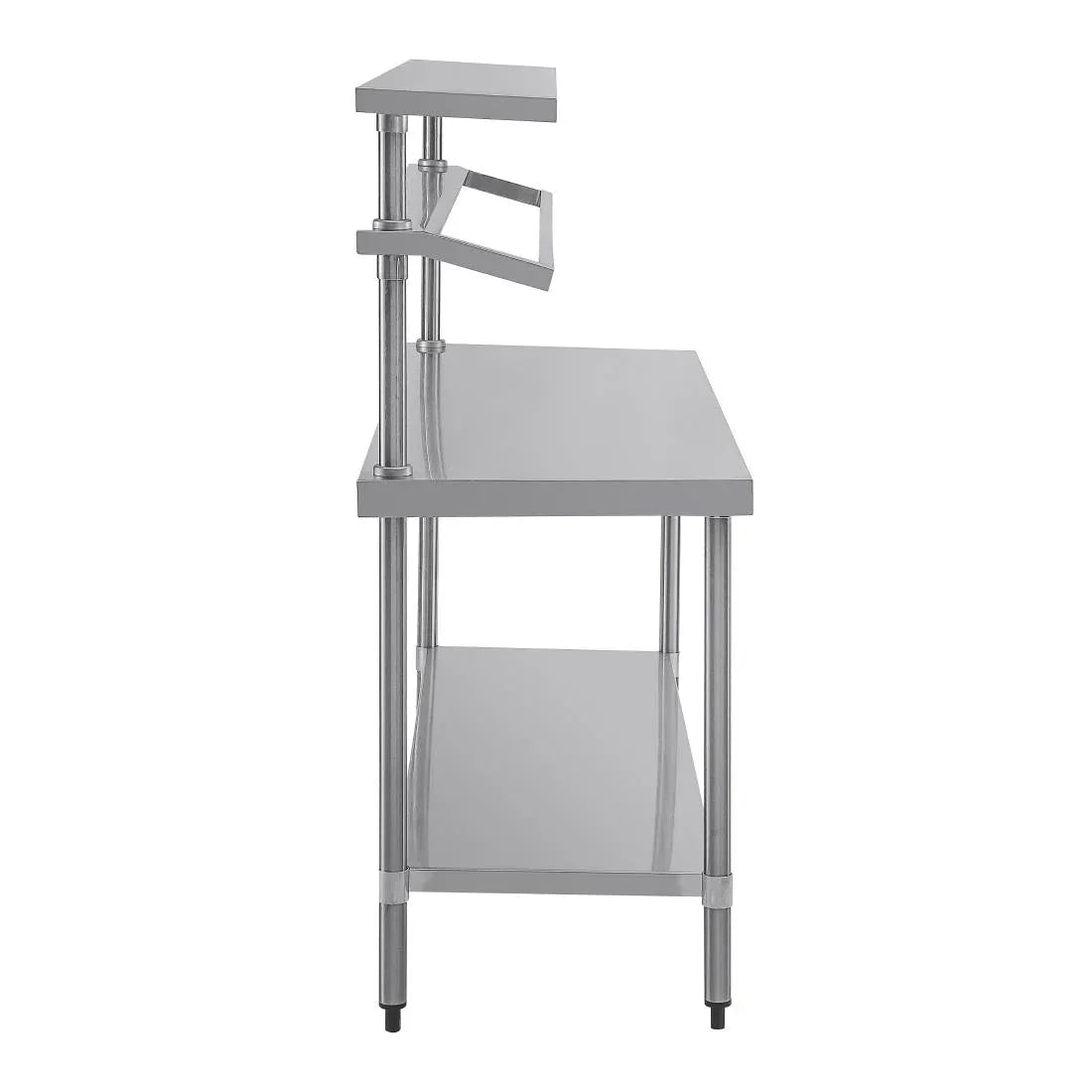 CB909 Vogue Stainless Steel Prep Station with Gantry Large - JD Catering Equipment Solutions Ltd