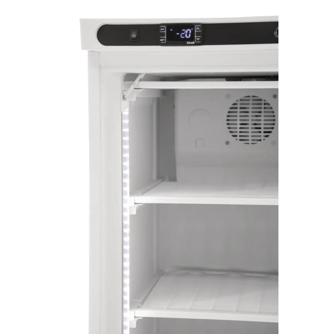 CB921 Polar C-Series Glass Door Display Freezer 365Ltr White - JD Catering Equipment Solutions Ltd