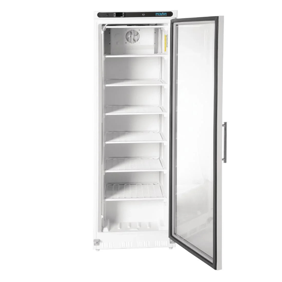 CB921 Polar C-Series Glass Door Display Freezer 365Ltr White - JD Catering Equipment Solutions Ltd