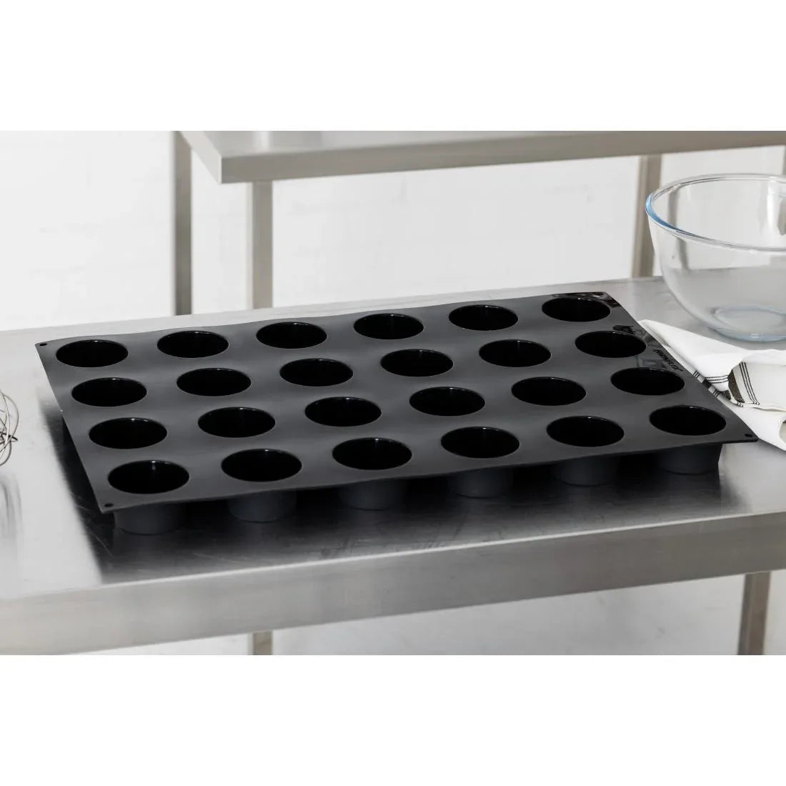 CC069 Pavoflex Silicone Non-Stick Pastry Mould 24 Cup - JD Catering Equipment Solutions Ltd
