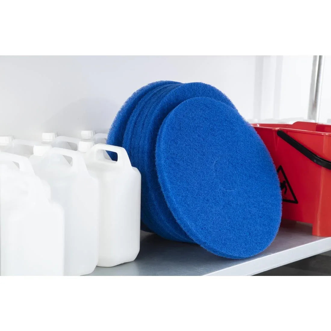 CC092 SYR Floor Cleaning Pad Blue (Pack of 5) - JD Catering Equipment Solutions Ltd