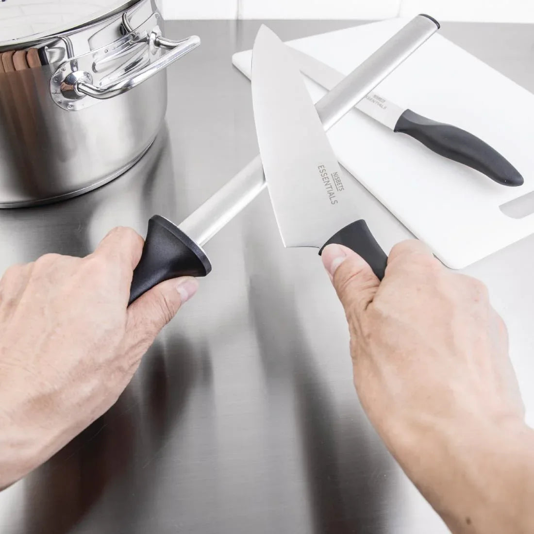 CC199 Vogue Diamond Knife Sharpening Steel 25.5cm - JD Catering Equipment Solutions Ltd