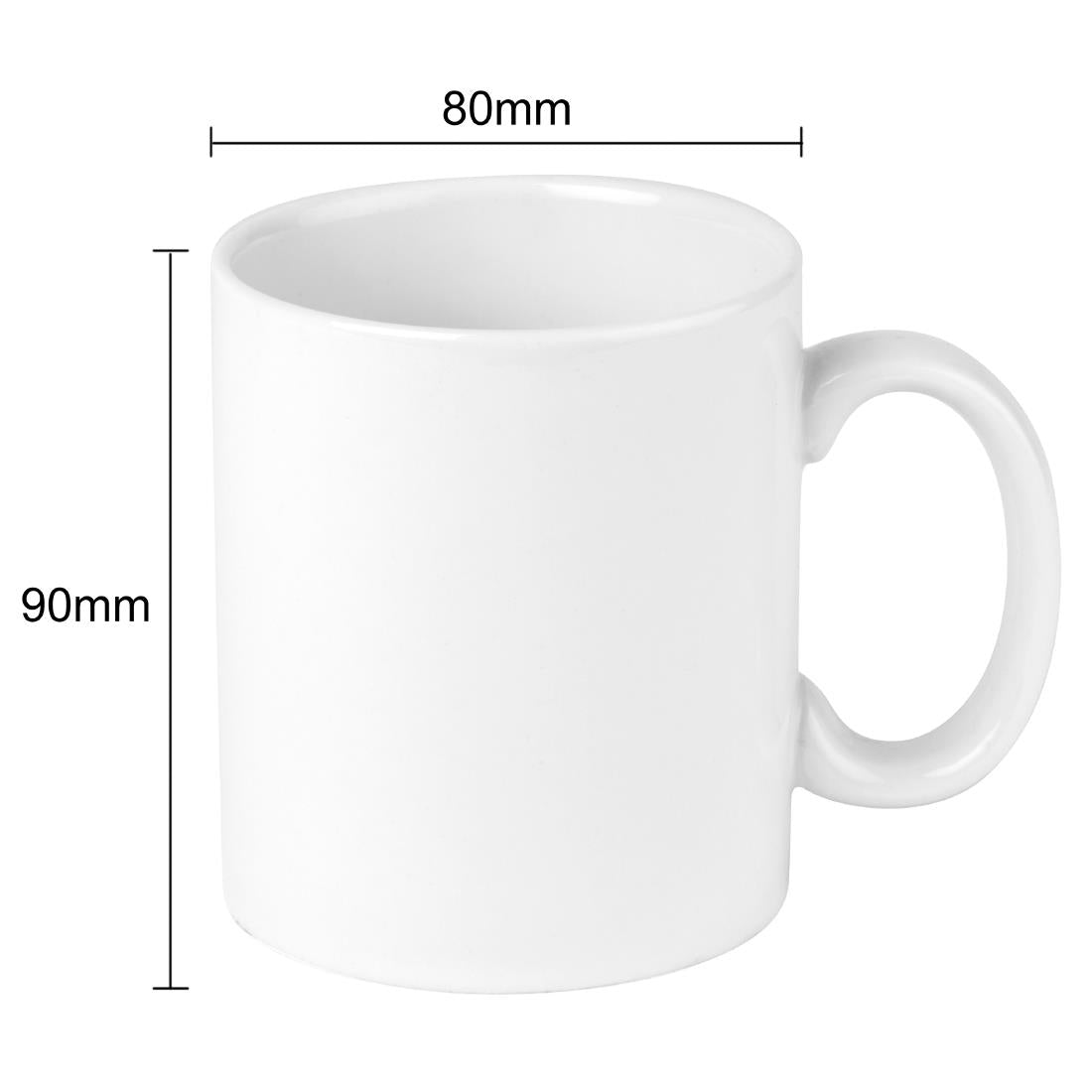 Olympia Athena Mugs 280ml (4 Pack)