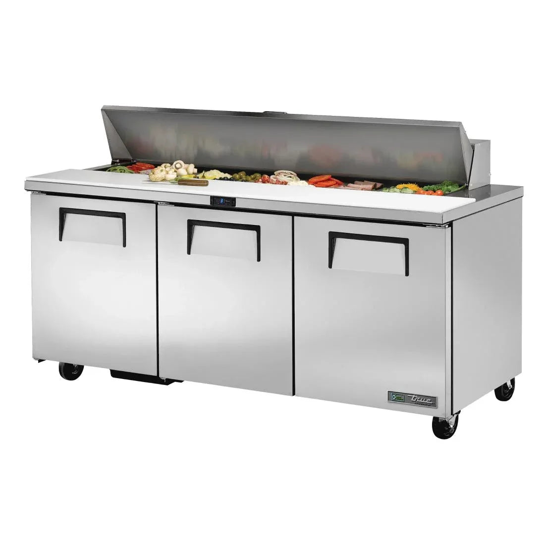 CC236 True Salad Prep Counter 3 Door 538Ltr TSSU-72-18 - JD Catering Equipment Solutions Ltd