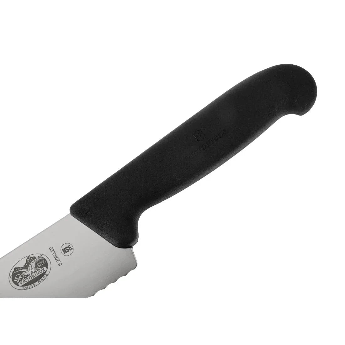 CC266 Victorinox Fibrox Serrated Carving Knife 22cm - JD Catering Equipment Solutions Ltd