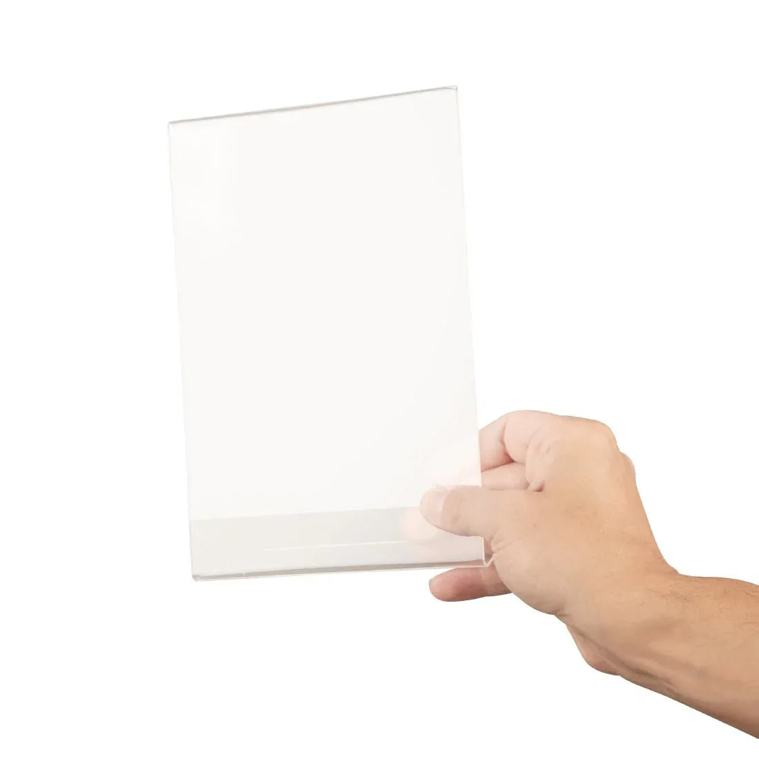 CC444 Slanted Acrylic Menu Holder - JD Catering Equipment Solutions Ltd