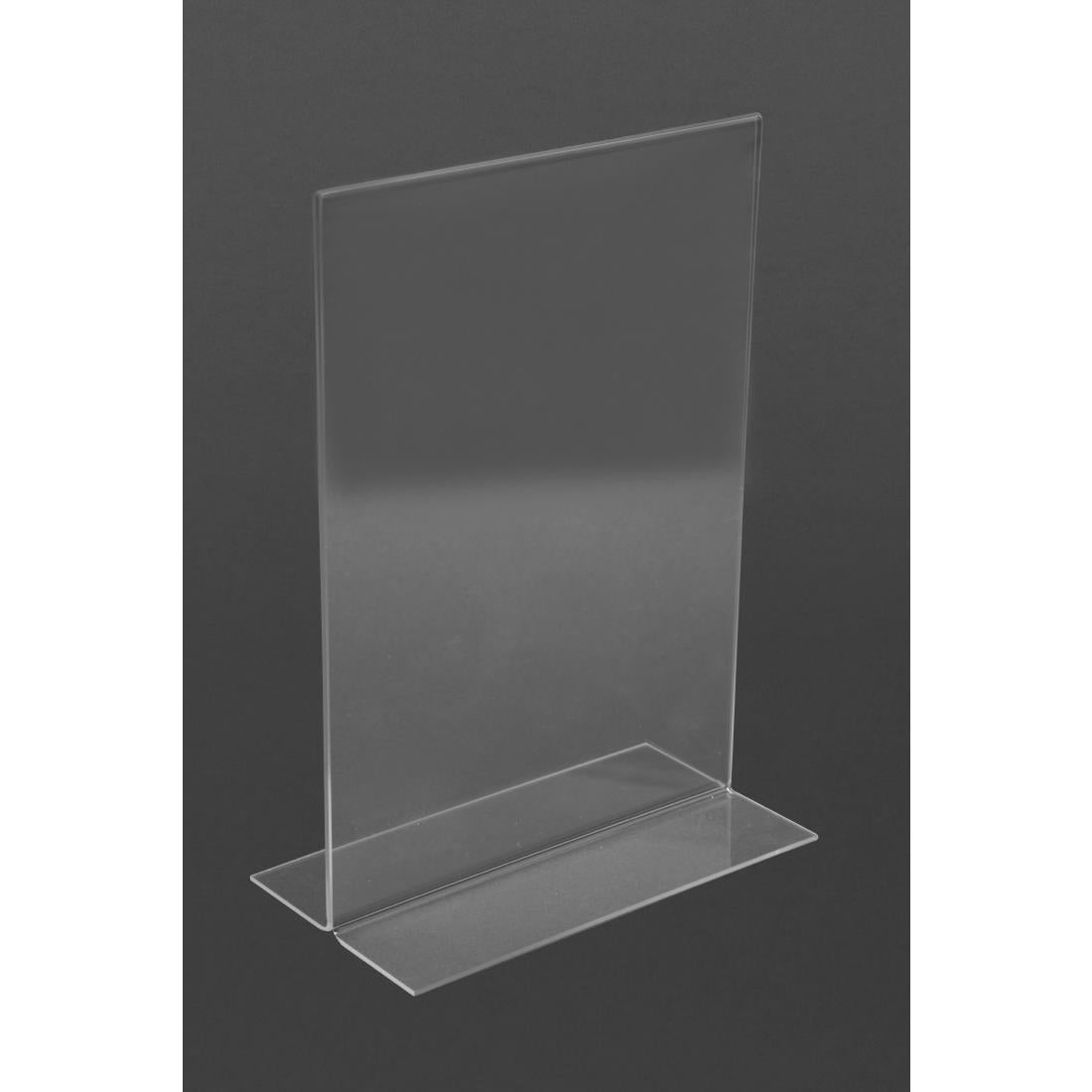 CC446 Upright Acrylic Menu Holder A5