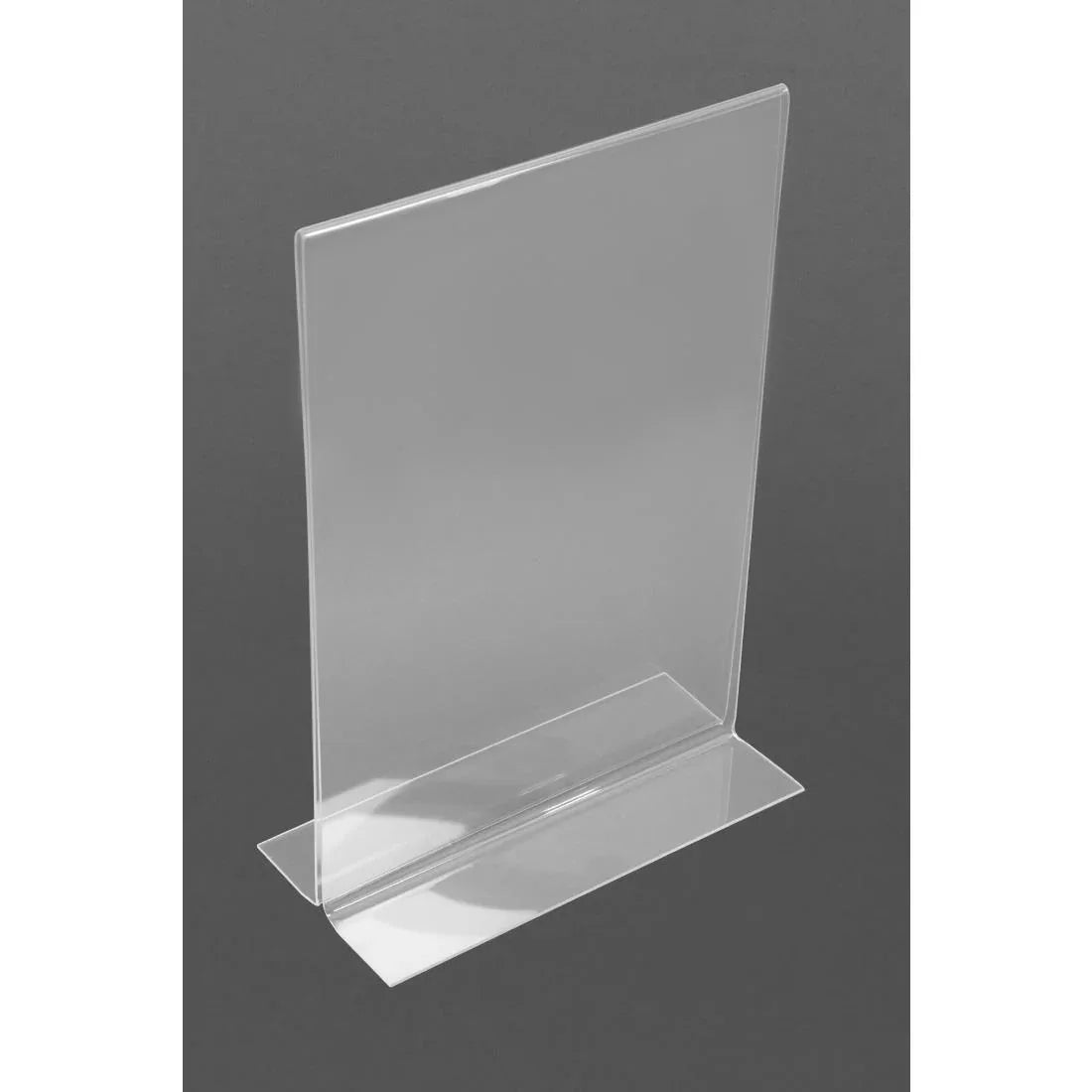 CC447 Upright Acrylic Menu Holder A4 - JD Catering Equipment Solutions Ltd
