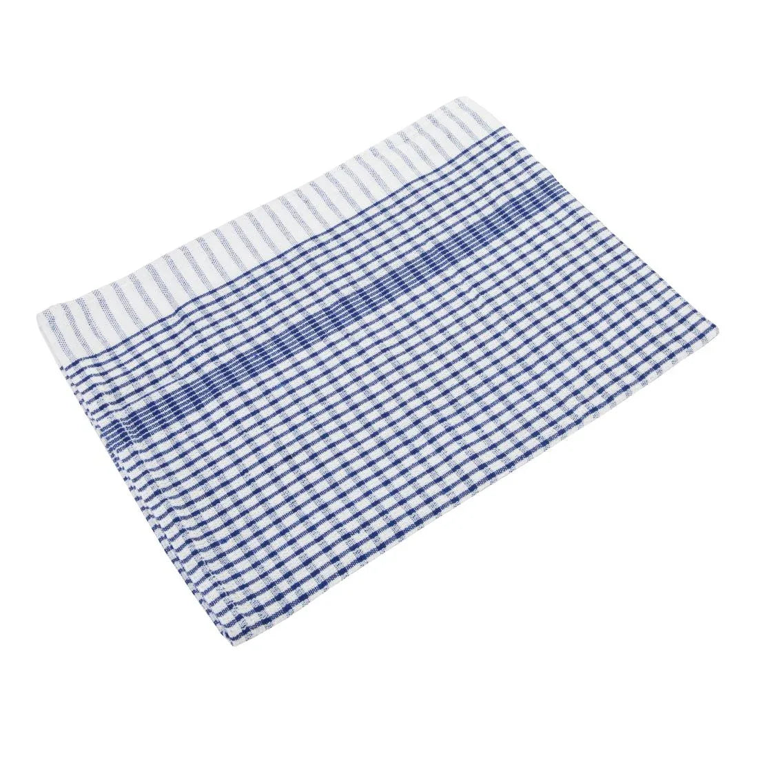 CC596 Vogue Wonderdry Blue Tea Towels (Pack of 10) - JD Catering Equipment Solutions Ltd