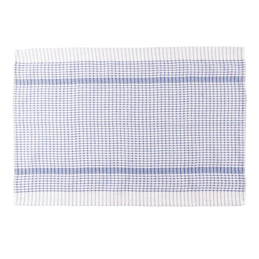 CC596 Vogue Wonderdry Blue Tea Towels (Pack of 10) - JD Catering Equipment Solutions Ltd