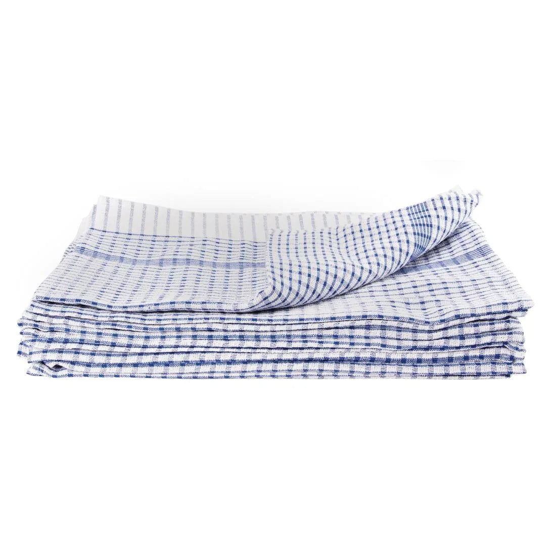 CC596 Vogue Wonderdry Blue Tea Towels (Pack of 10) - JD Catering Equipment Solutions Ltd