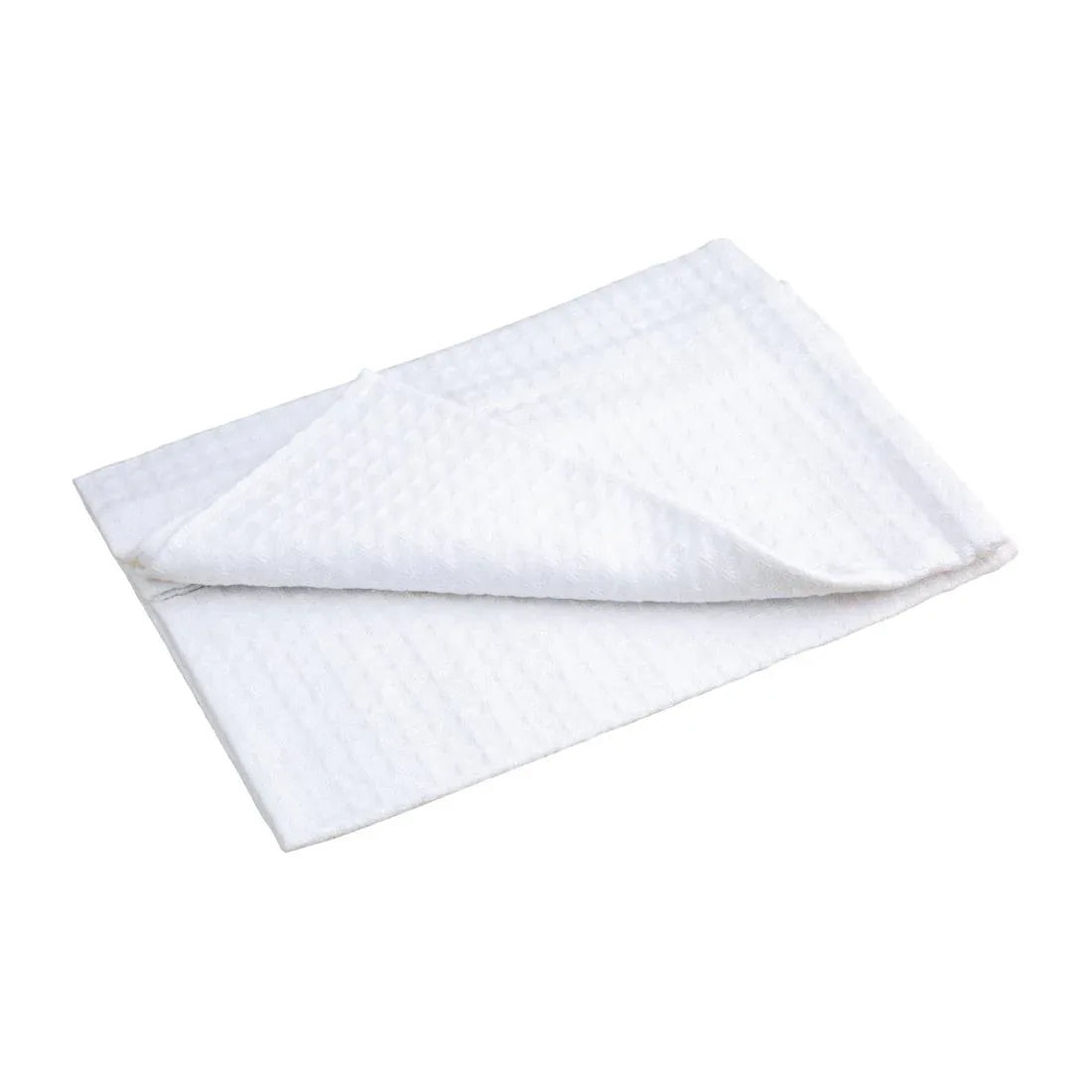 CC598 Vogue Cloths White Honeycomb Weave (Pack of 10) - JD Catering Equipment Solutions Ltd
