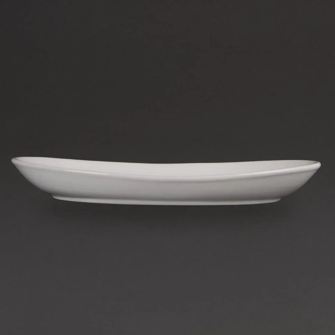 CC890 Olympia French Deep Oval Plates 304mm (Pack of 4) - JD Catering Equipment Solutions Ltd