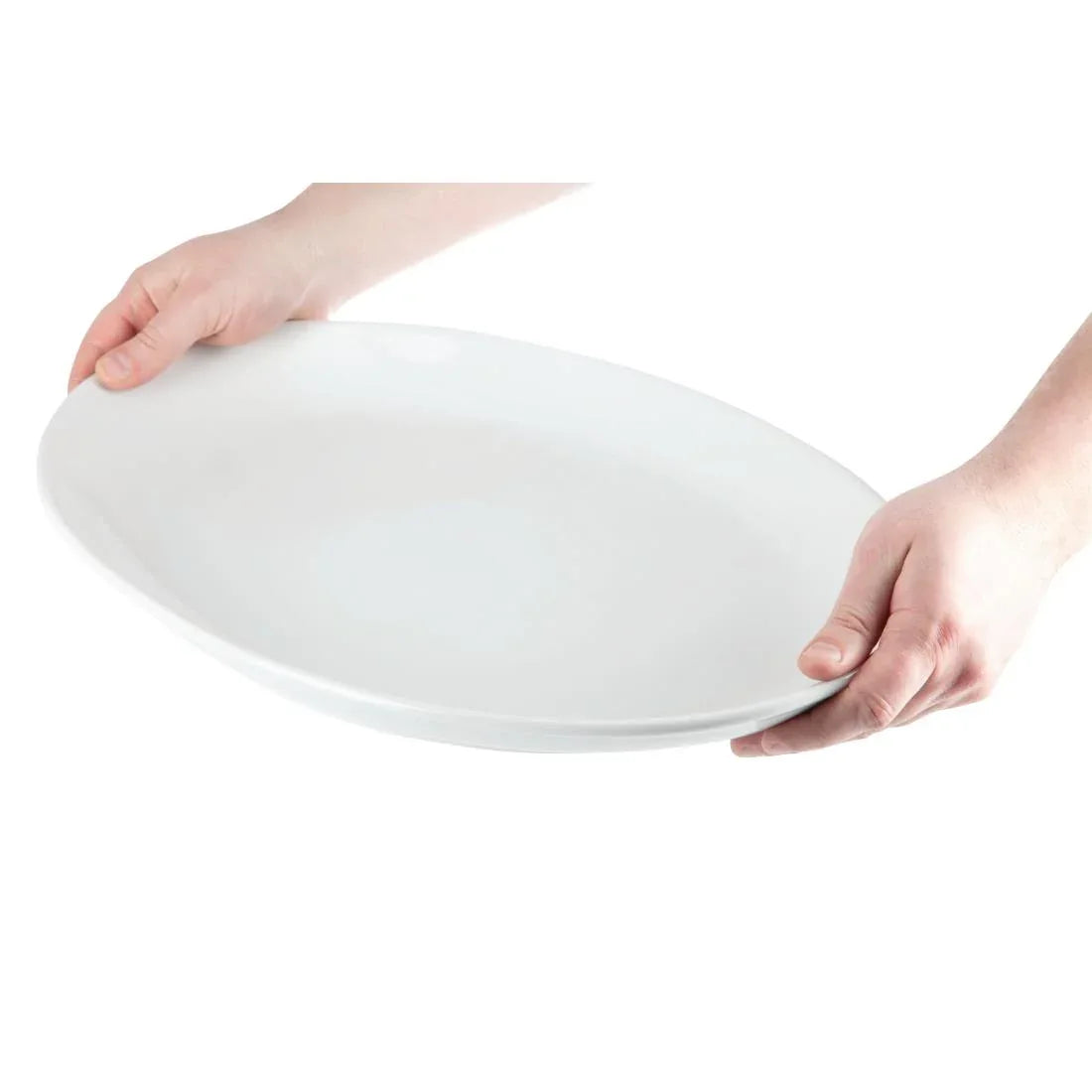 CC892 Olympia French Deep Oval Plates 500mm - JD Catering Equipment Solutions Ltd