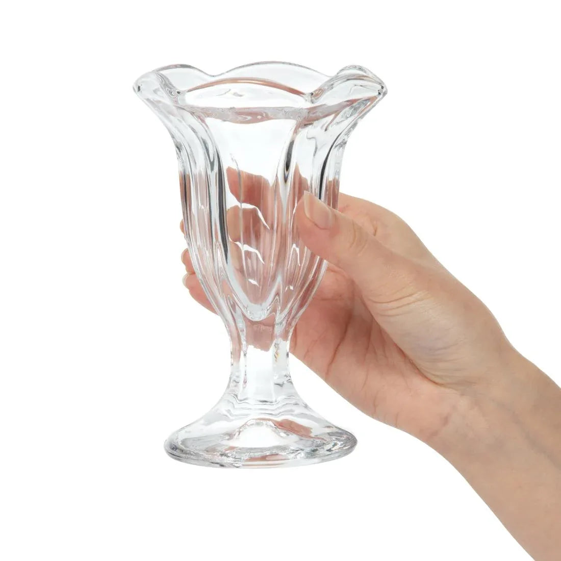CC907 Olympia Traditional Tall Sundae Glasses 185ml (Pack of 6) - JD Catering Equipment Solutions Ltd